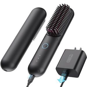 TYMO Cordless Hair Straightener Brush